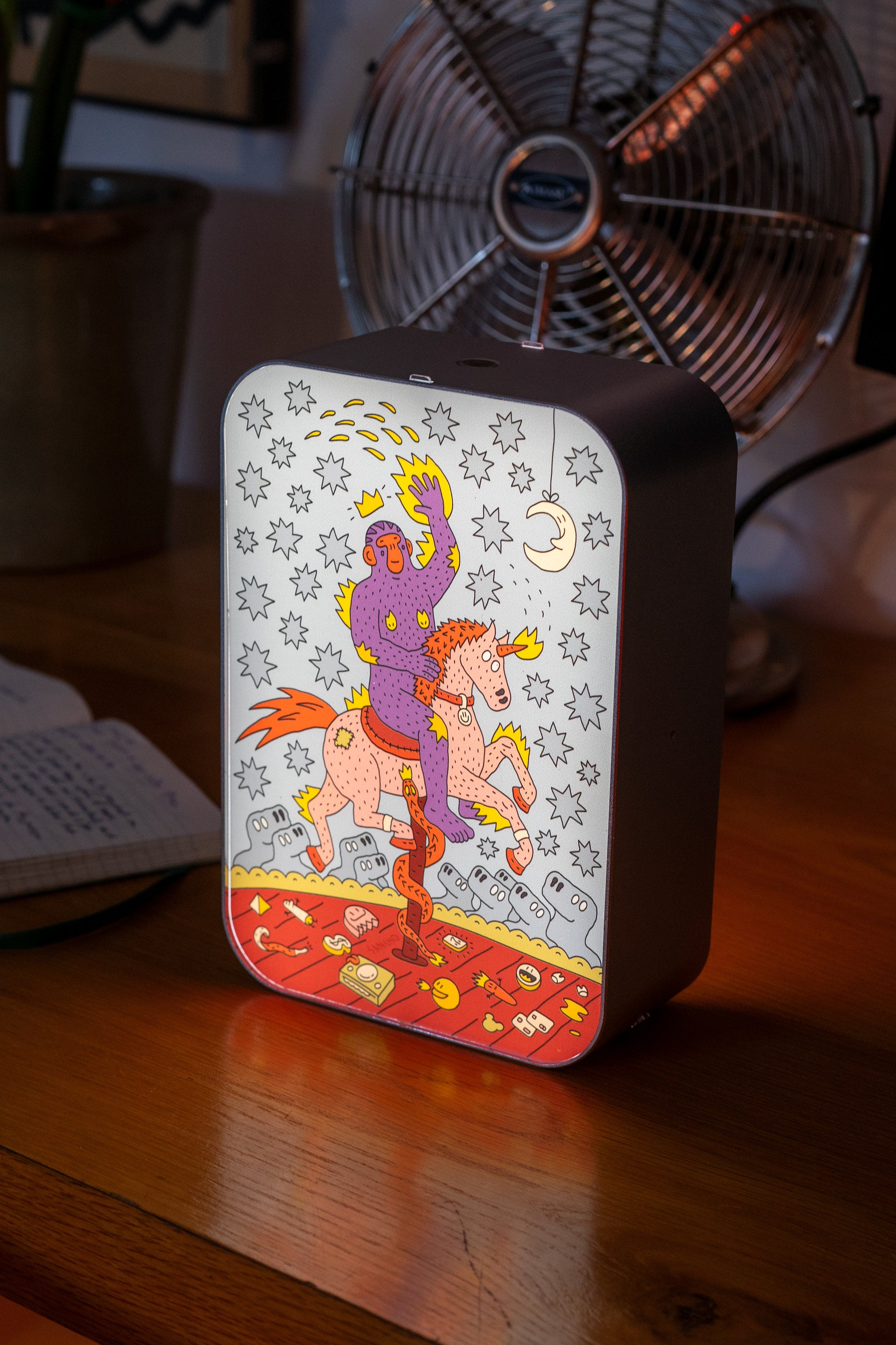 George is having a great time