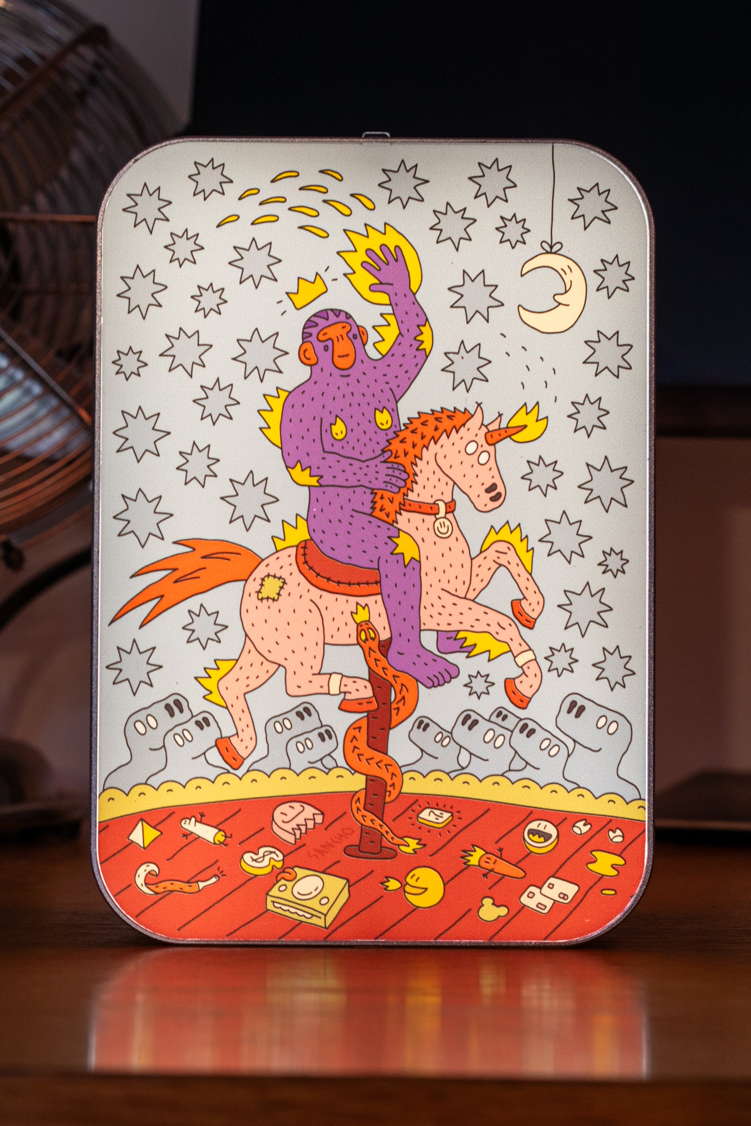 George is having a great time